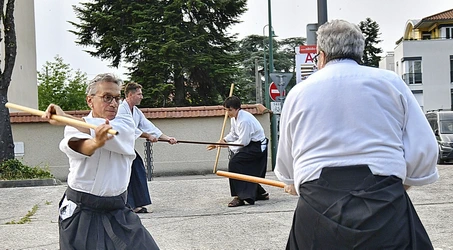   Jean Luc Sévilla prfoesseur du dojo  CSADL Gerland